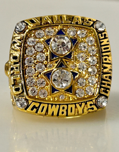 Men's "Dallas Cowboys" Replica Super Bowl Ring