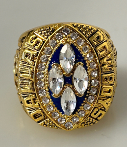 Men's "Dallas Cowboys" Replica Super Bowl Ring