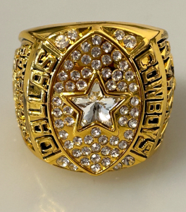 Men's "Dallas Cowboys" Replica Super Bowl Ring