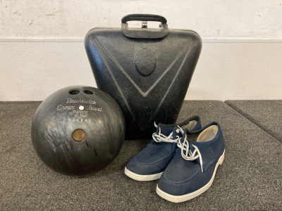Brunswick Bowling Set - Includes Ball, Shoes, & Carrying Bag