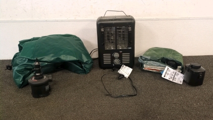 (2) Air Mattressess and Small Heater