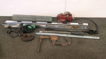 Heat Gun, Vise, Power Strip, and More