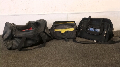 (3) Tool Bags with Miscellaneous Materials