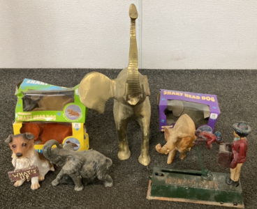 Piggy Bank, Figurines, And More