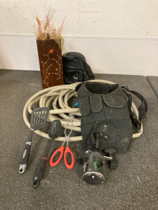 Various Hoses, Utensils, Bag, & More