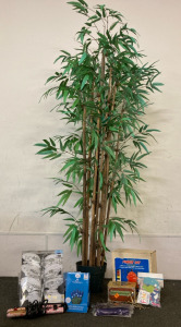 Faux Tree, String Lights, & More