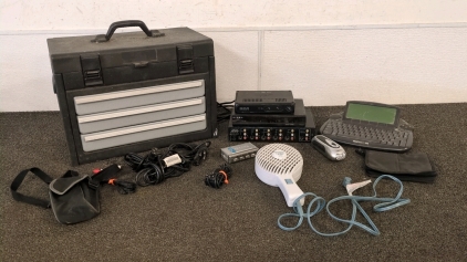 Toolbox, Vintage Curly Hair Dryer, and More