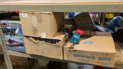 Gass Carafes, Miller Liter Glasses, Makita Battery Charger and Battery, and More