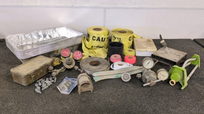Caution Tape, Pressure Gauges, and More