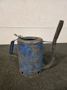 Vintage Blue Flex Spout Oil Can