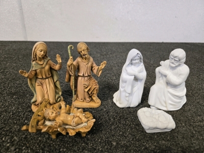 (2) Antique Nativity Scenes
