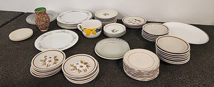 Various Plates and Saucers