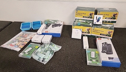 6Boxes of Rodent & Pest Repellent... Dimond Art 30X40CM Picture... Wireless Ear Buds.. Cellphone Cases.. Natural Lotion.. and More