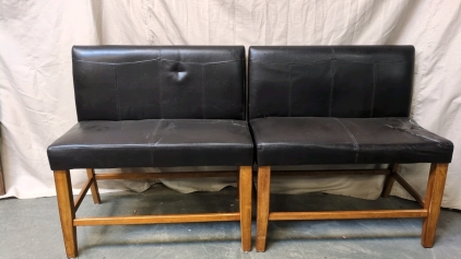 (2) Cushioned Benches