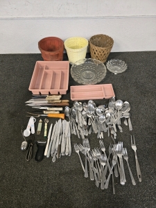 Assorted Silverware & More
