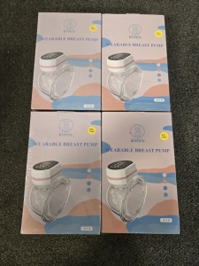 (4) Kidzio Wearable Breast Pumps