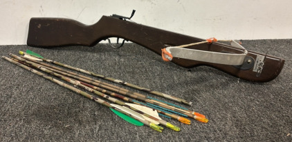 Vintage Wham-O Crossbow & Bolts