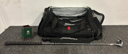 Golf Duffel Bag & Golf Club