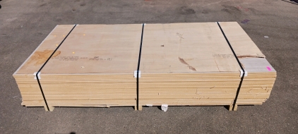 (21) Sheet Material Stack - (20) MDF Sheets (1) Plywood Sheet - 97"x49" x ¾mm [CONNEX]