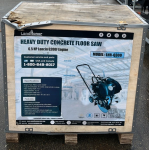 Land Honor Heavy Duty 6.5 HP Concrete Floor Saw