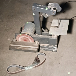 (1) Belt & Disc Sander - Dayton 1/3 HP Motor