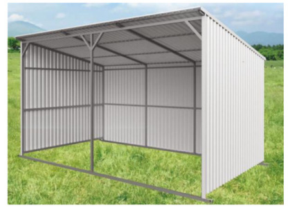 Livestock Metal Shed