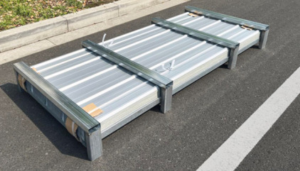 New 7ft. Galvalume Corrugated (100pcs)