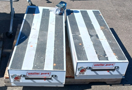(2) Weather Guard Pack Rat Tool Storage Drawers - 48⅛"x20⅛"