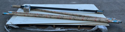 (3) Grip Rite 3/8&rdquo;x10&rsquo; Threaded Rod (5) MDF Boards 46 1/2&rdquo;x8&rsquo;