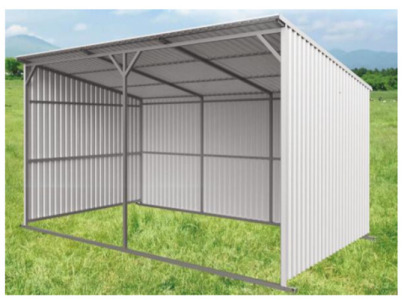 Livestock Metal Shed