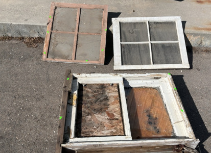 (3) Windows (3&rsquo;x26&rdquo;) (29&rdquo;x2&rsquo;) (2&rsquo;x27&rdquo;)