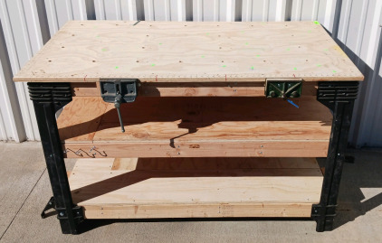 (1) Heavy Duty Workshop Table 3-Tier - 60"x36"