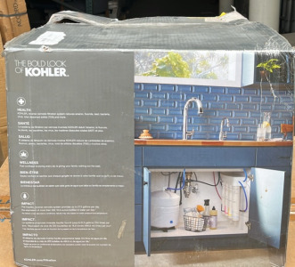 Kohler Aquifer Undercounted Four Stage Reverse Osmosis Filtration System