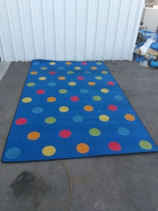 Large Polka Dot Rug 88x144