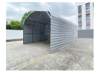 Open Metal Garage
