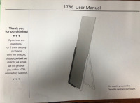 New Full Length Body Mirror W/Stand - 3