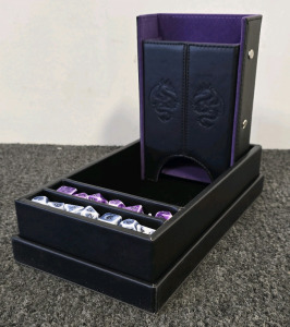 DND Dice Tray and Dice Tower with Storage- Brand New
