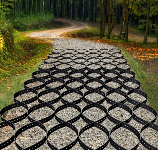 Geo Ground Grid For Gravel