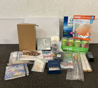 96 Piece Art Set, 12 Pack of Watermelon Poppi, Brita Water Filter, & More