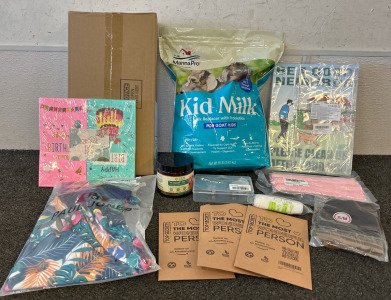 Balloon Arch, Manna Pro Kid Milk, & More