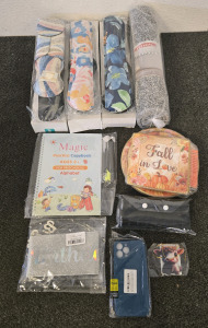 (3) Keyboard Wrist Pads, Bathroom Rugs, Practice Copybook For Preschoolers & More