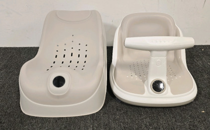 (2) Baby Bath Chairs- Sit Up And Lay Down Variants *New In Box*
