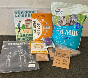Skeleton Costume, Mannapro Kid Milk, & More