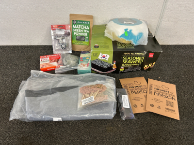 24 Pack of Seasoned Seaweed, Matcha Powder, & More