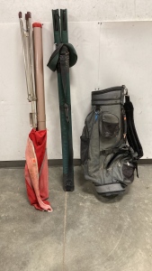 Golf Bag, Fishing Pole Case & Da-Lite Screen