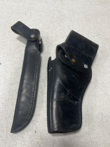 (2) Black Leather Holsters