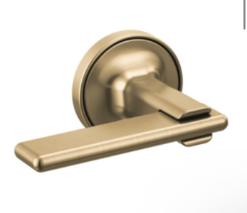 Brand New - Brizo Allaria Two-Handle Wall Mount Tub Filler Handle Kit - Brilliance Luxe Gold