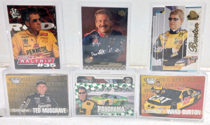 (180+) NASCAR Trading Cards In Cases