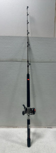Alaskan Stand Up Deep Sea Fishing Pole w/ Arsenal HD Shakespeare Reel (More Info in Photos)