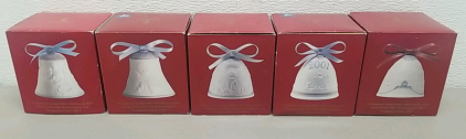 (5) LLADRO Collectable Year Bells (1998-2002)